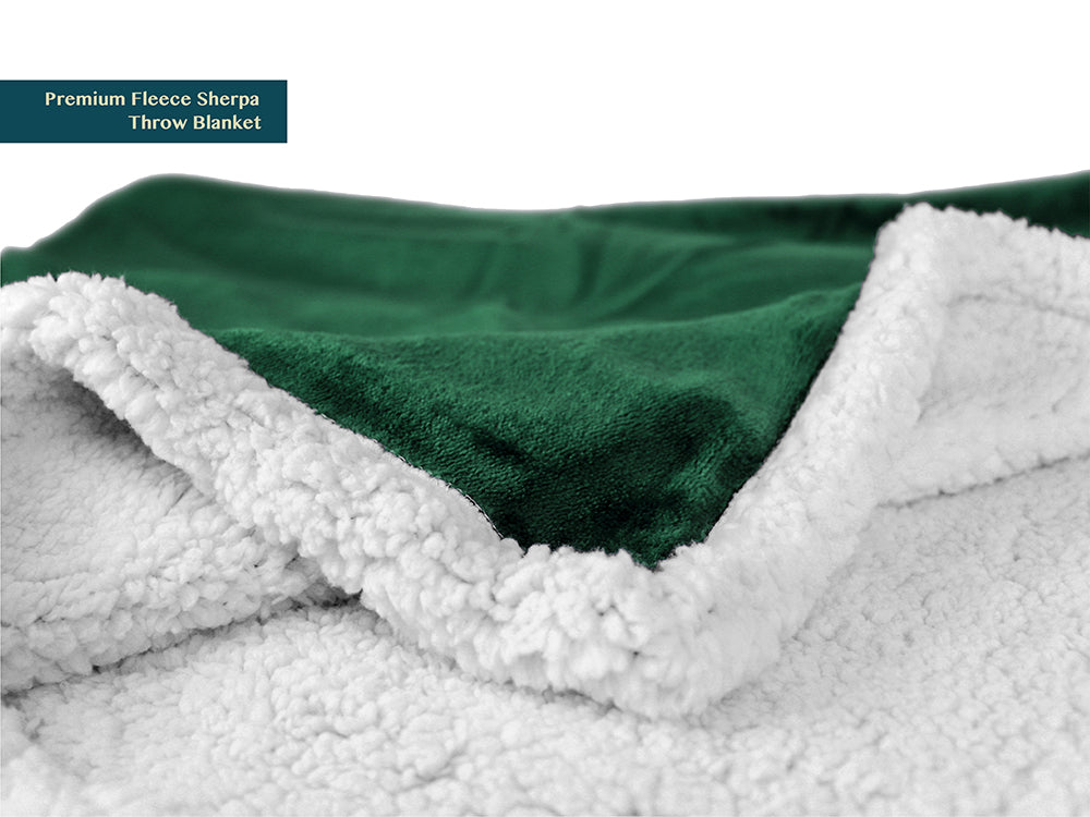 Premium Sherpa Fleece Throw Blanket