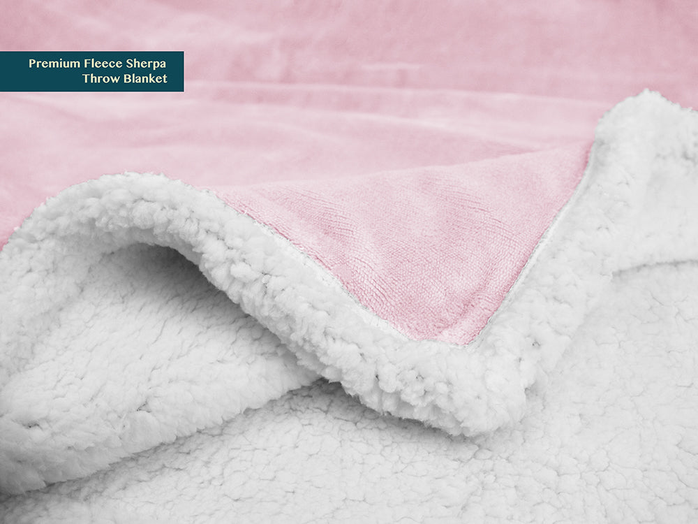 Premium Sherpa Fleece Throw Blanket