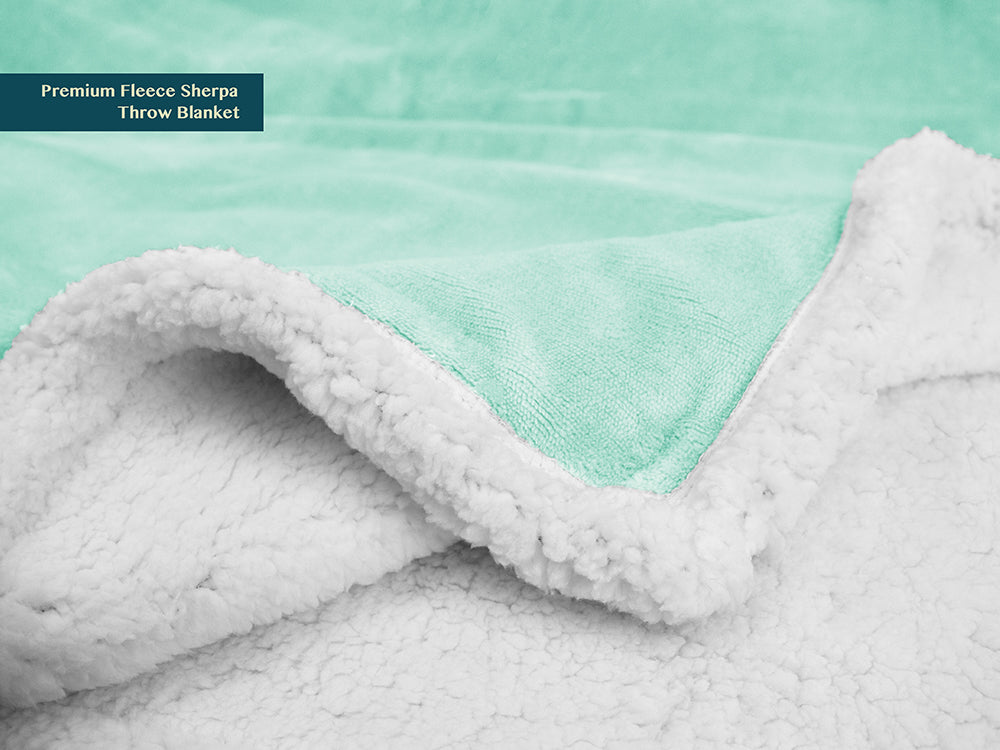 Premium Sherpa Fleece Throw Blanket