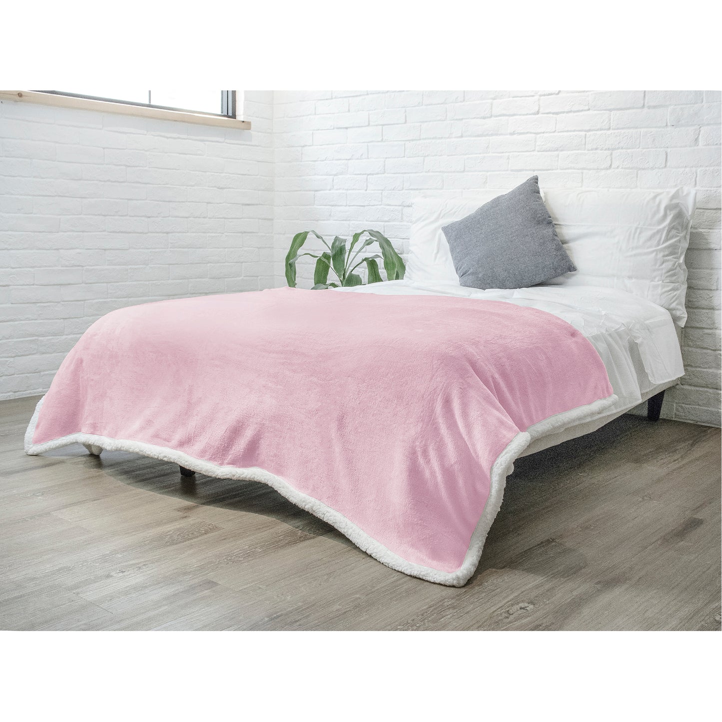 Premium Sherpa Fleece Throw Blanket