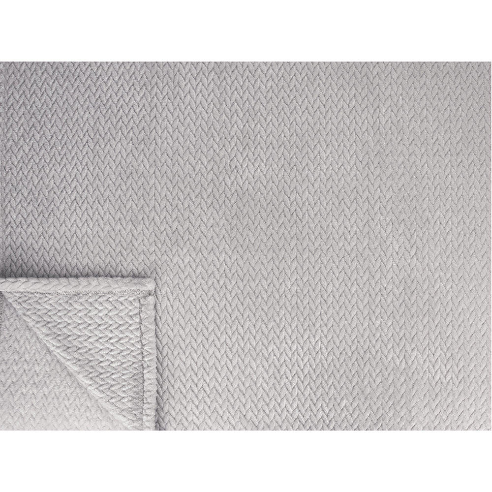 Leaves Textured Fleece Blanket