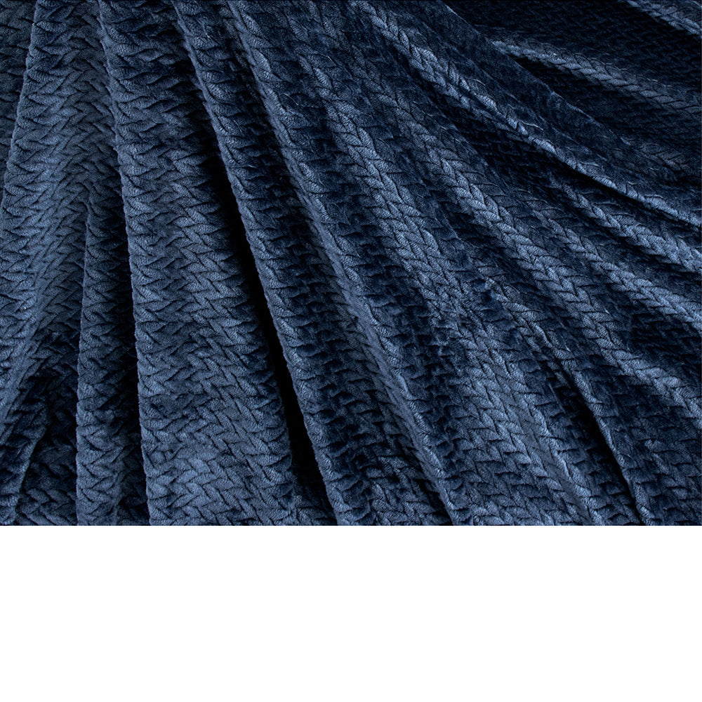 Leaves Textured Fleece Blanket