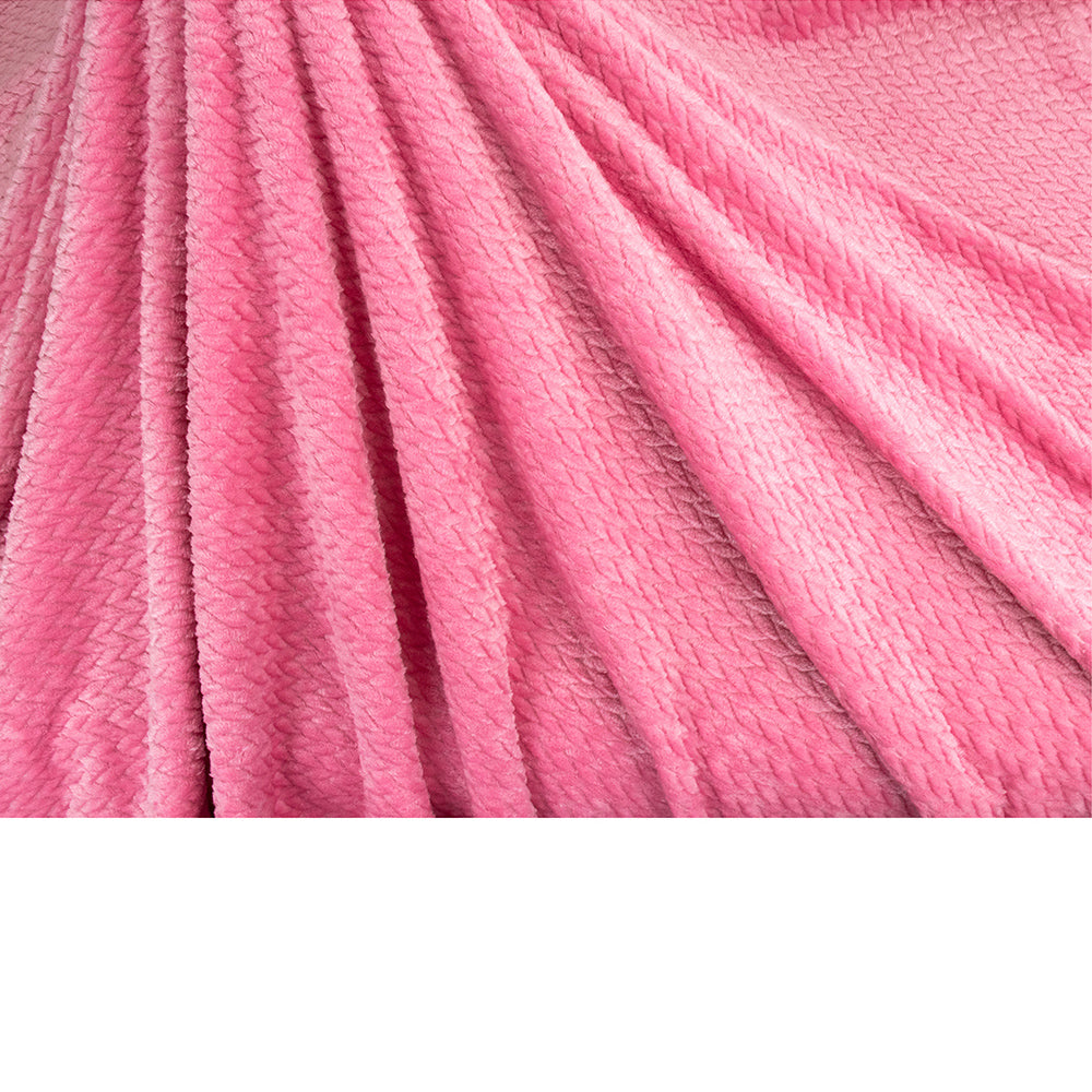 Leaves Textured Fleece Blanket