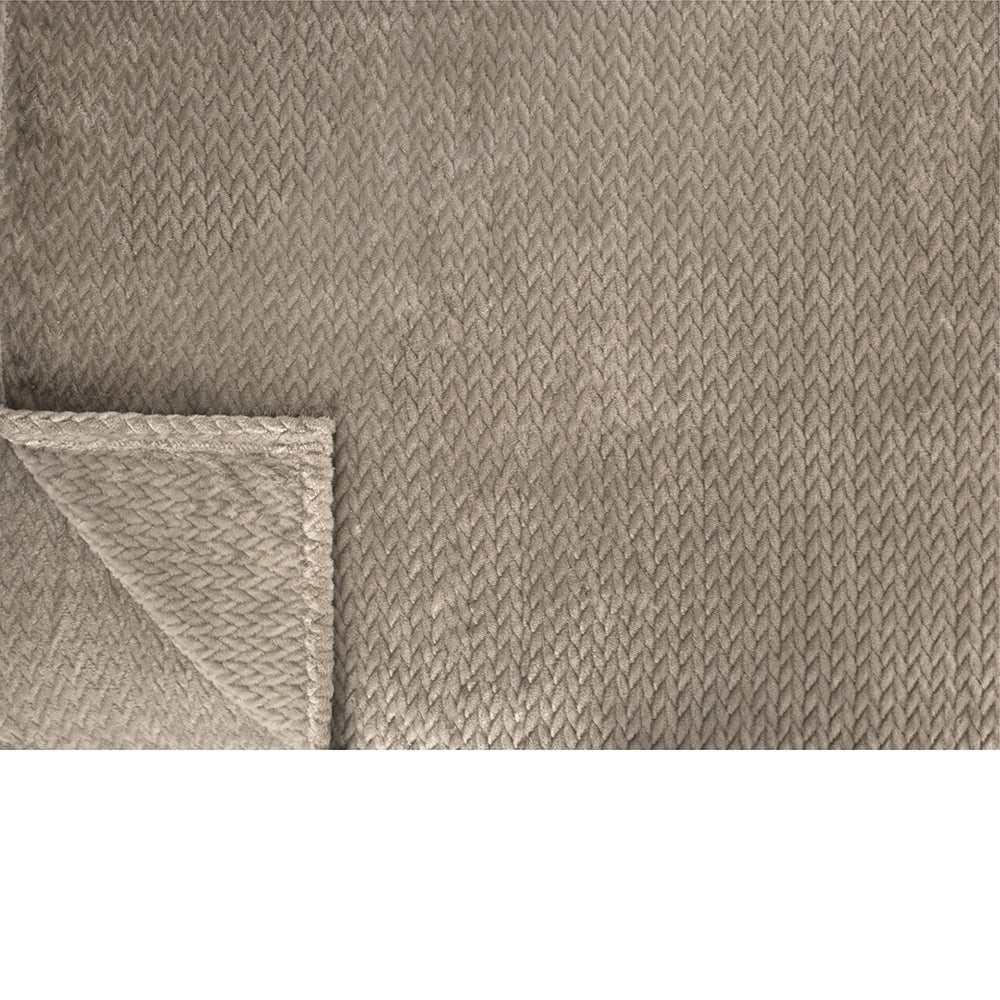 Leaves Textured Fleece Blanket