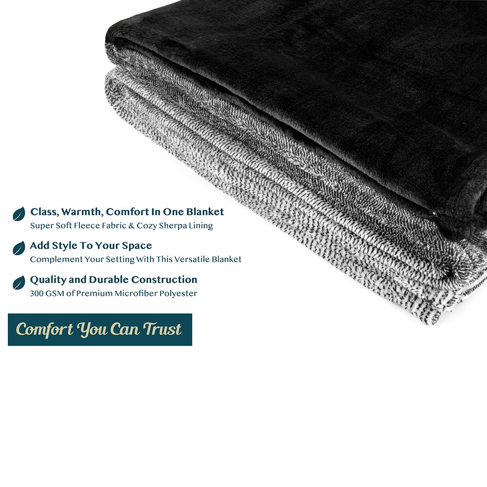 Gradient Ombre Fleece Blanket