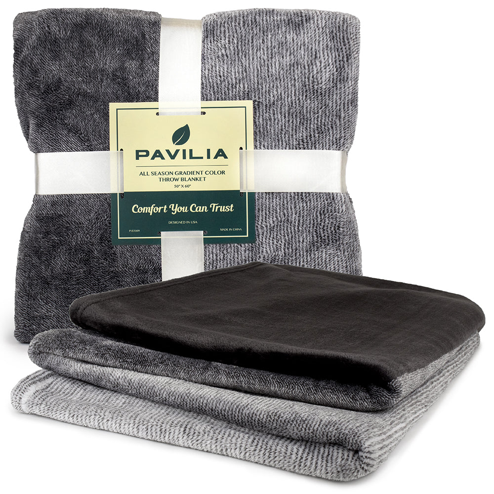 Gradient Ombre Fleece Blanket