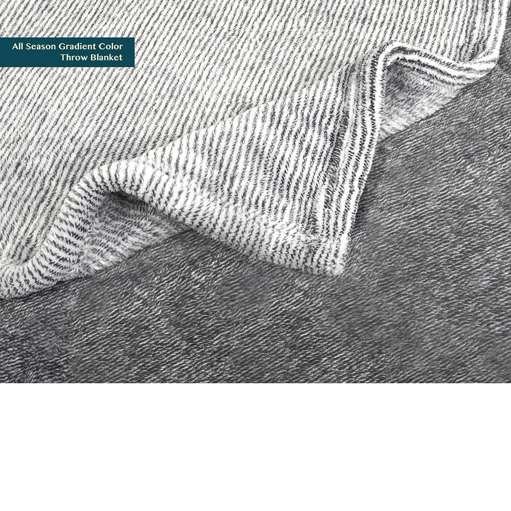 Gradient Ombre Fleece Blanket