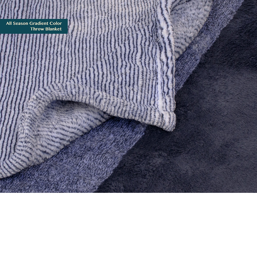 Gradient Ombre Fleece Blanket