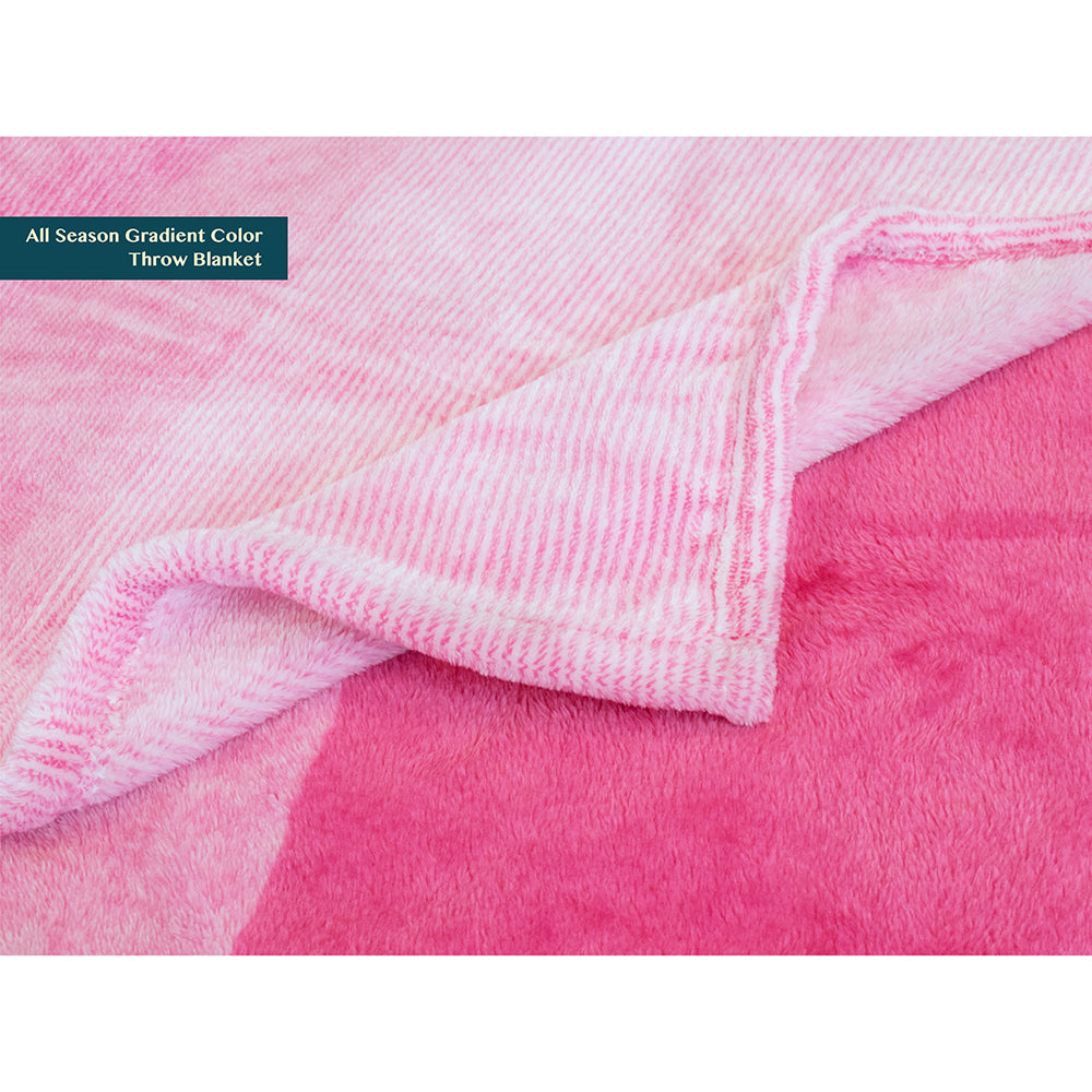 Gradient Ombre Fleece Blanket