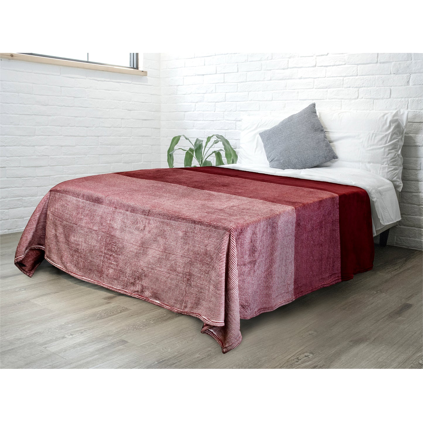 Gradient Ombre Fleece Blanket