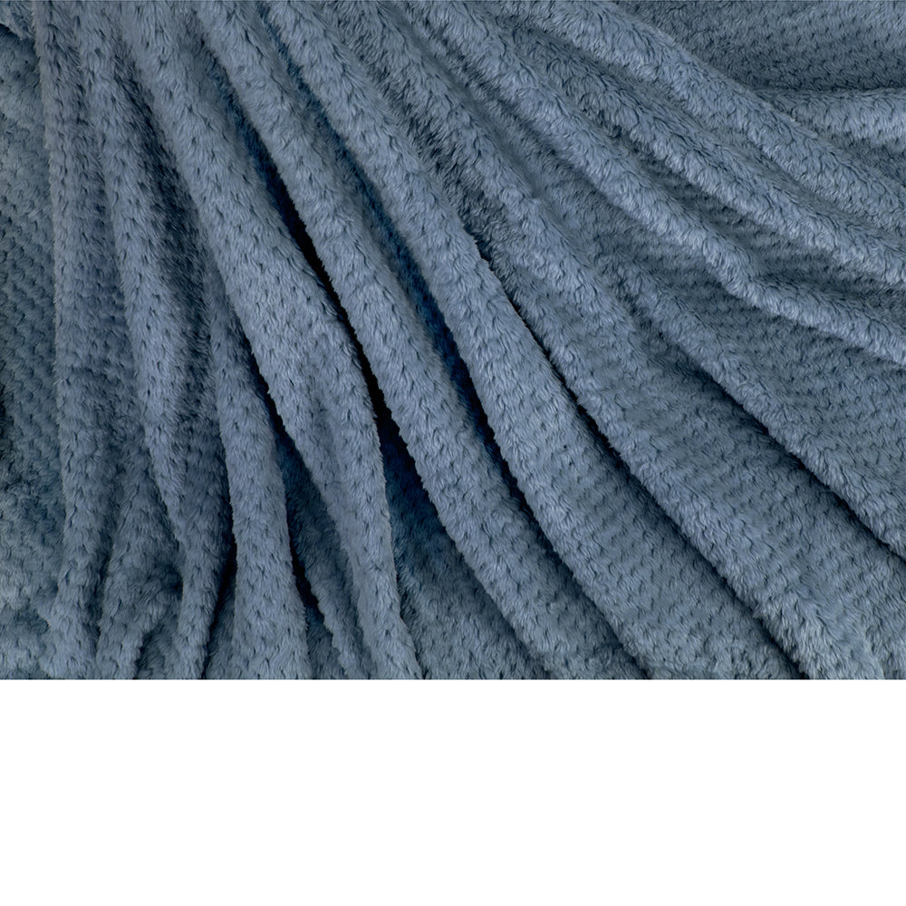 Waffle Textured Fleece Blanket