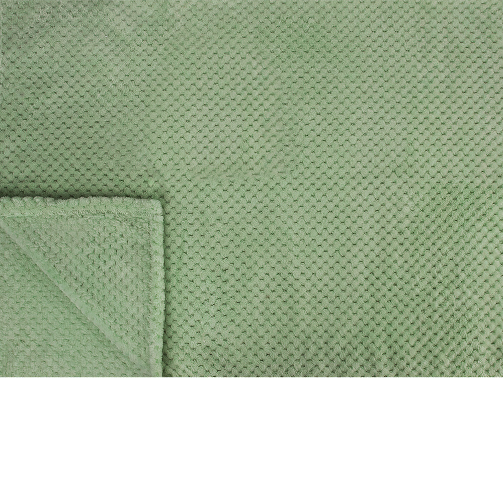 Waffle Textured Fleece Blanket