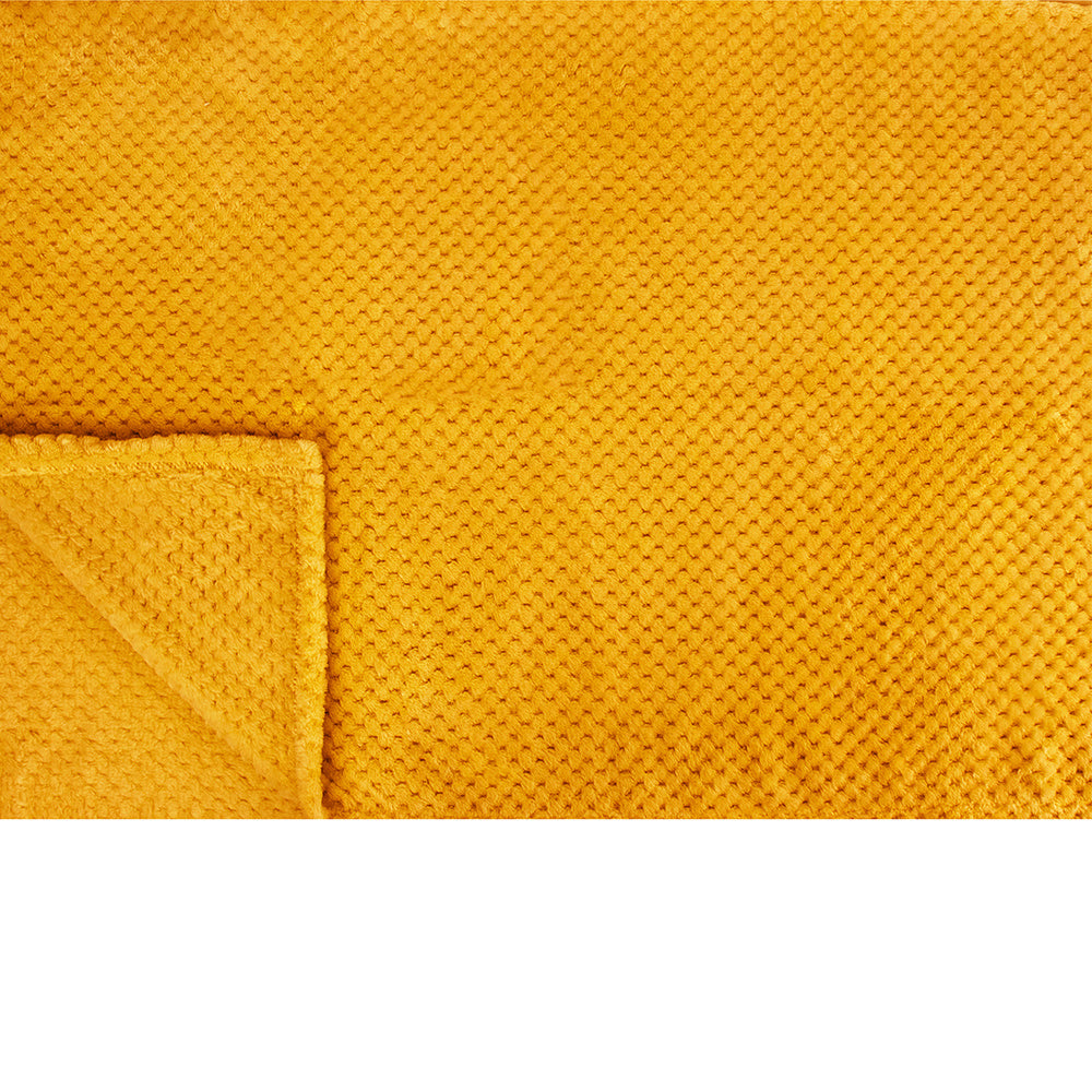 Waffle Textured Fleece Blanket