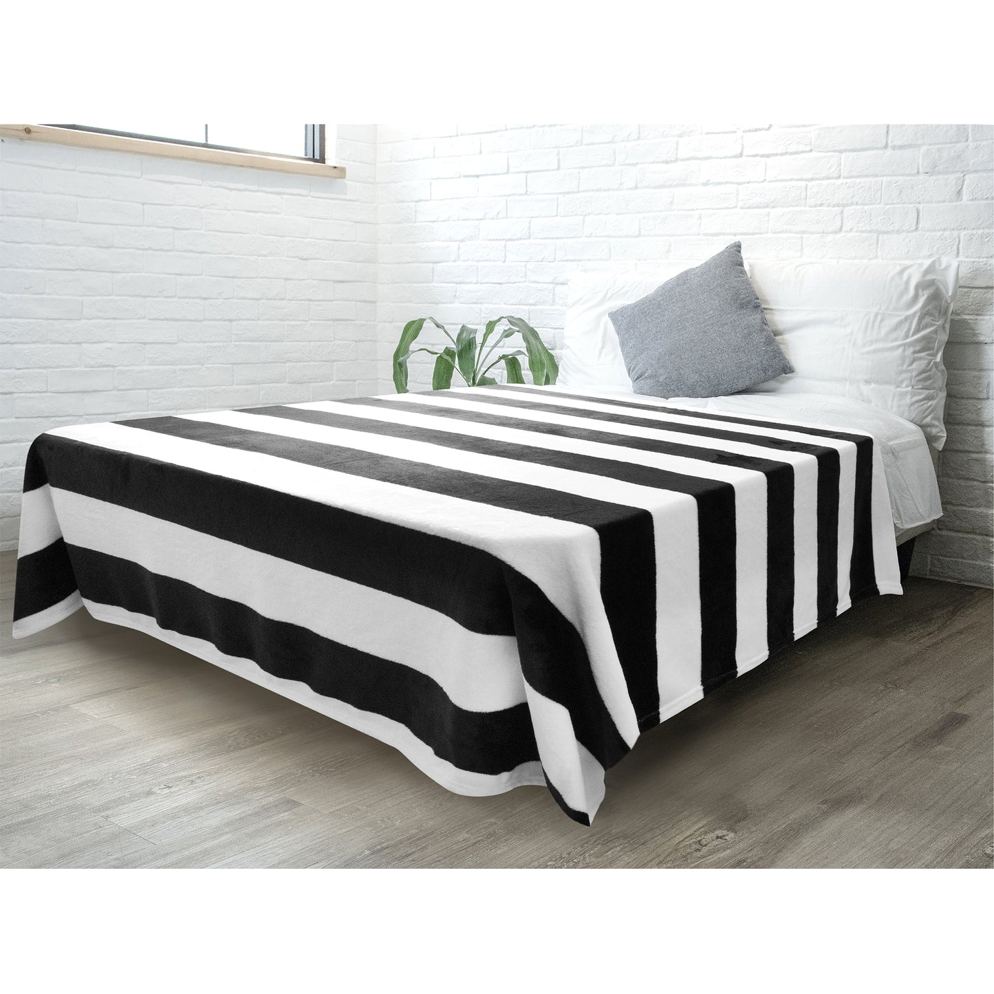 Striped Fleece Blanket