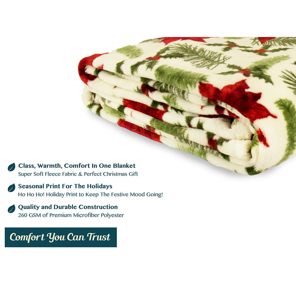 Christmas Fleece Throw Blanket
