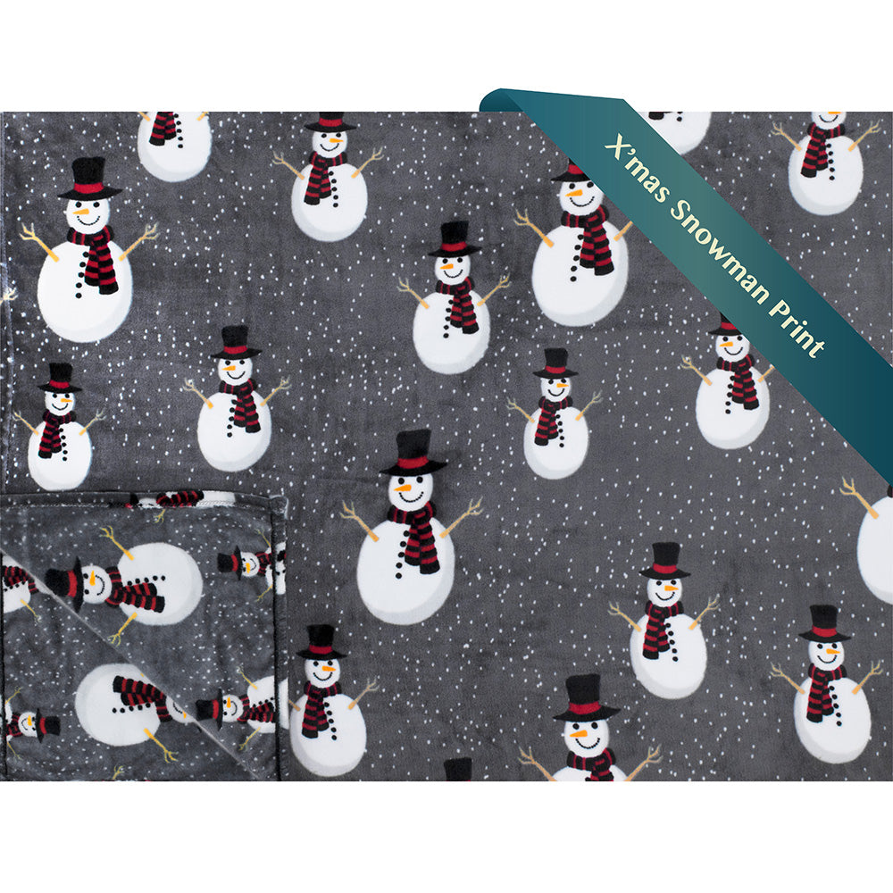 Christmas Fleece Throw Blanket