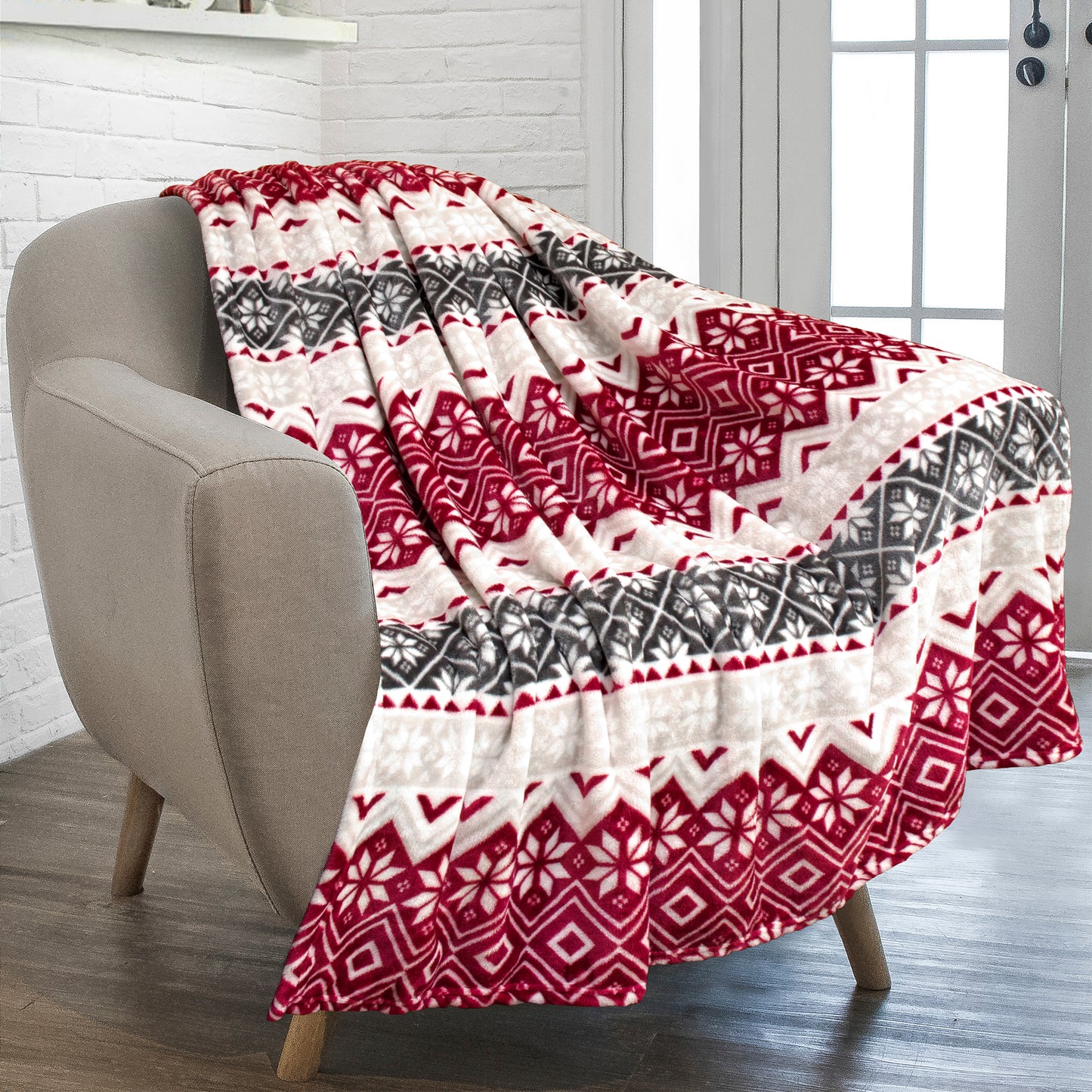 Christmas Fleece Throw Blanket