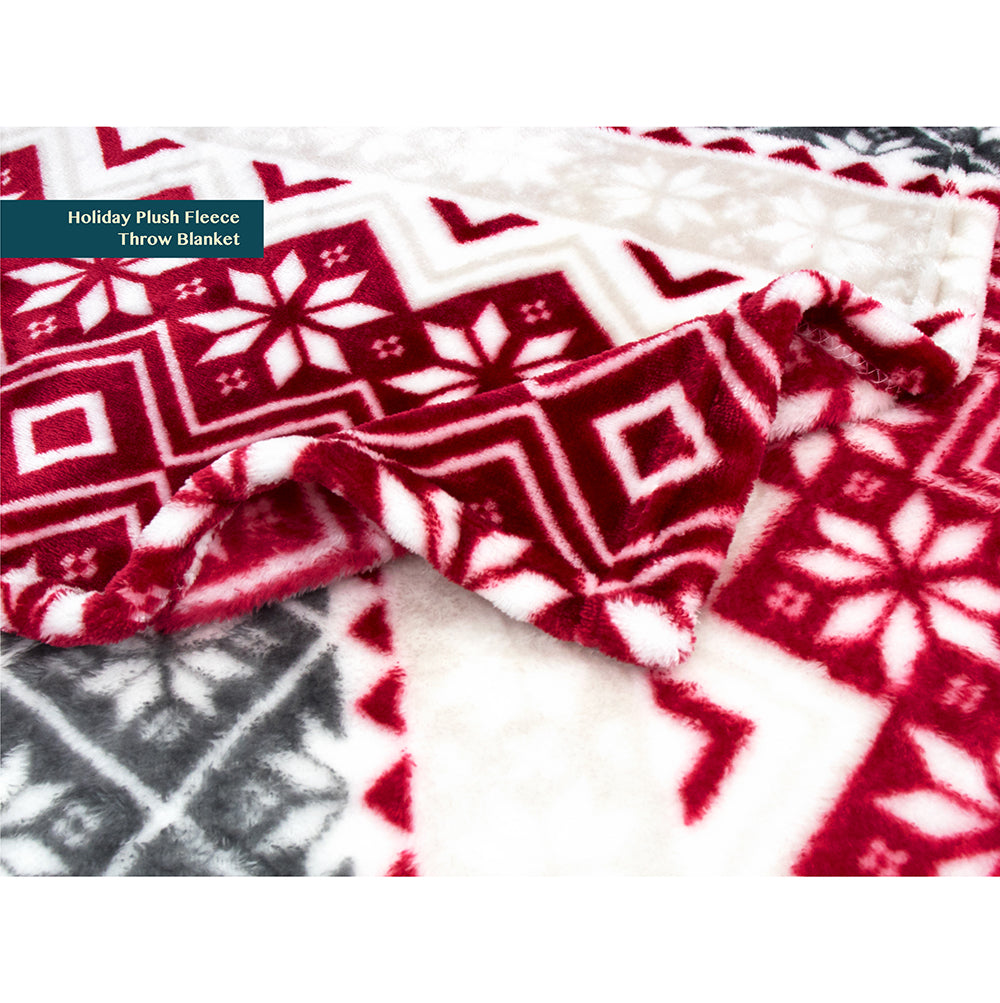 Christmas Fleece Throw Blanket