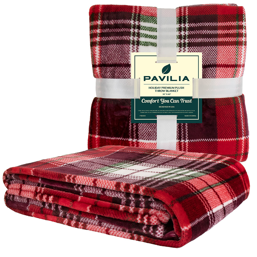 Christmas Fleece Throw Blanket