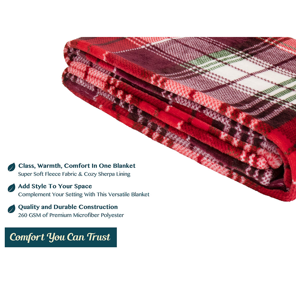 Christmas Fleece Throw Blanket