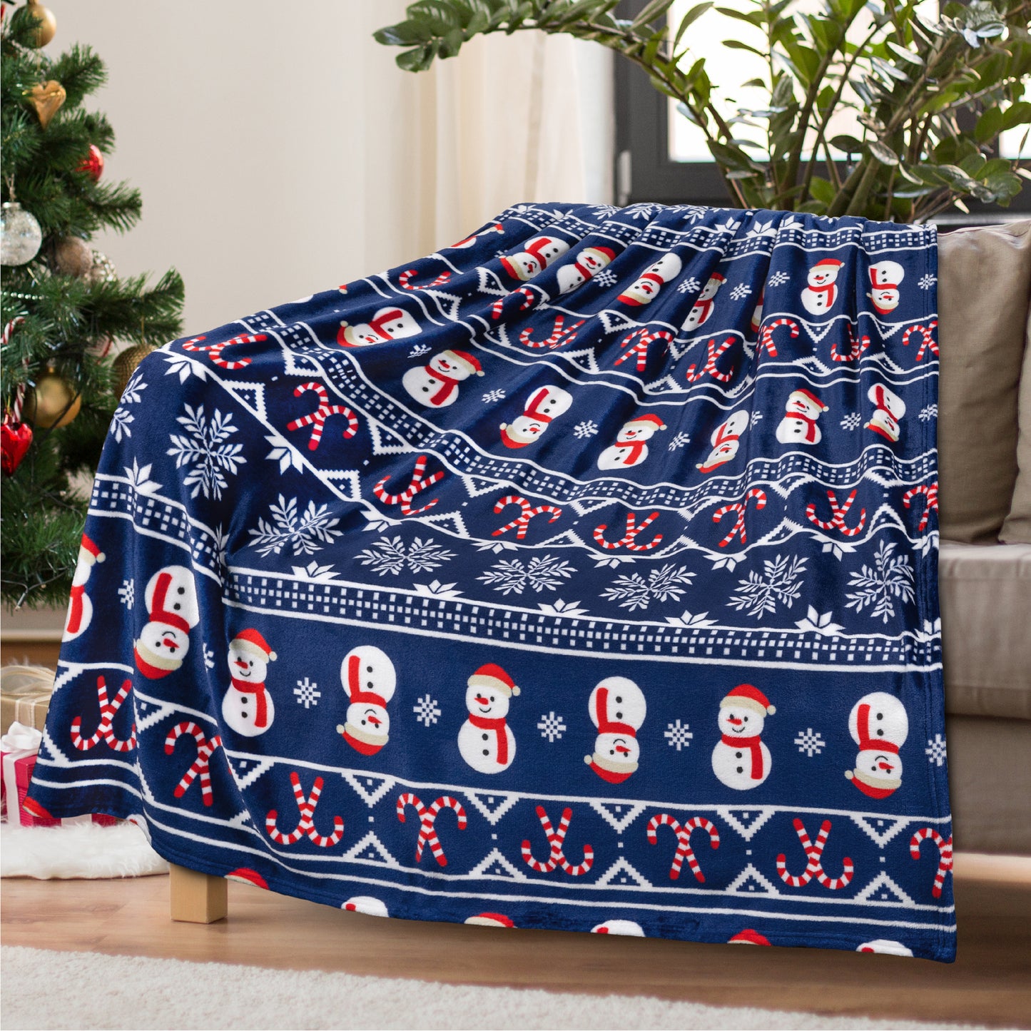 Christmas Fleece Throw Blanket