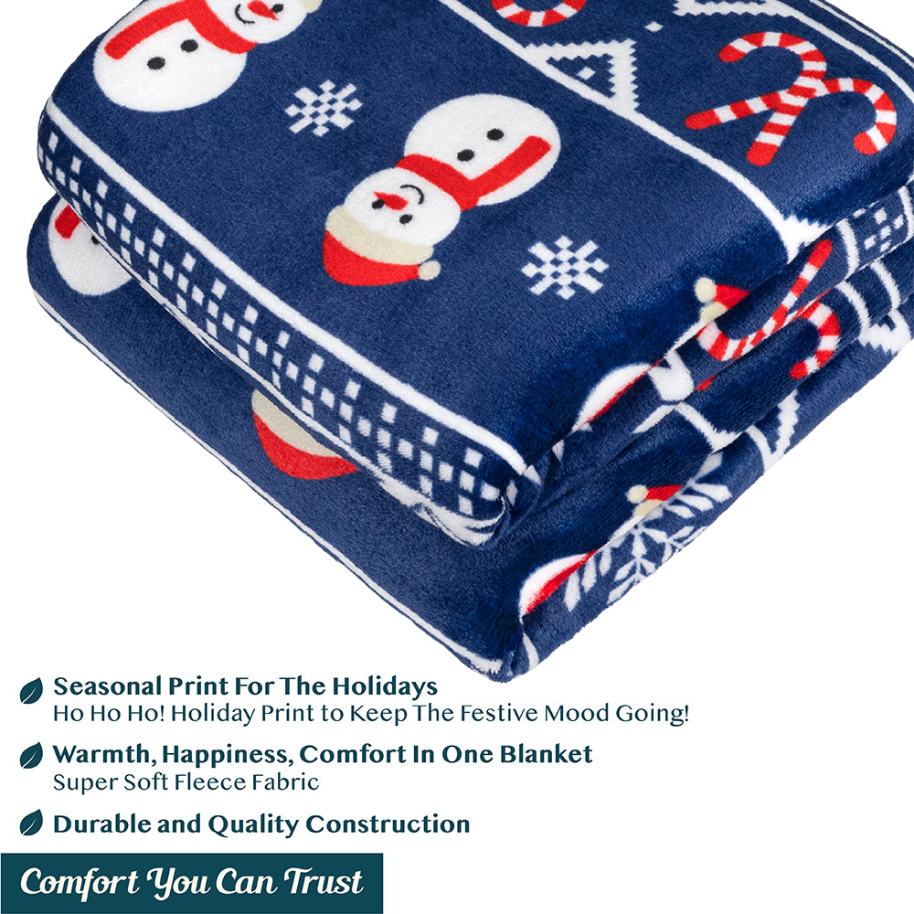 Christmas Fleece Throw Blanket