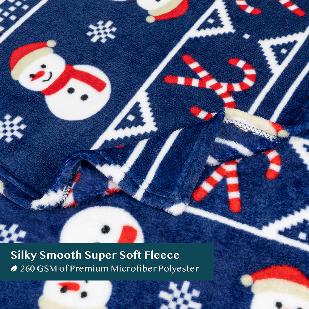 Christmas Fleece Throw Blanket