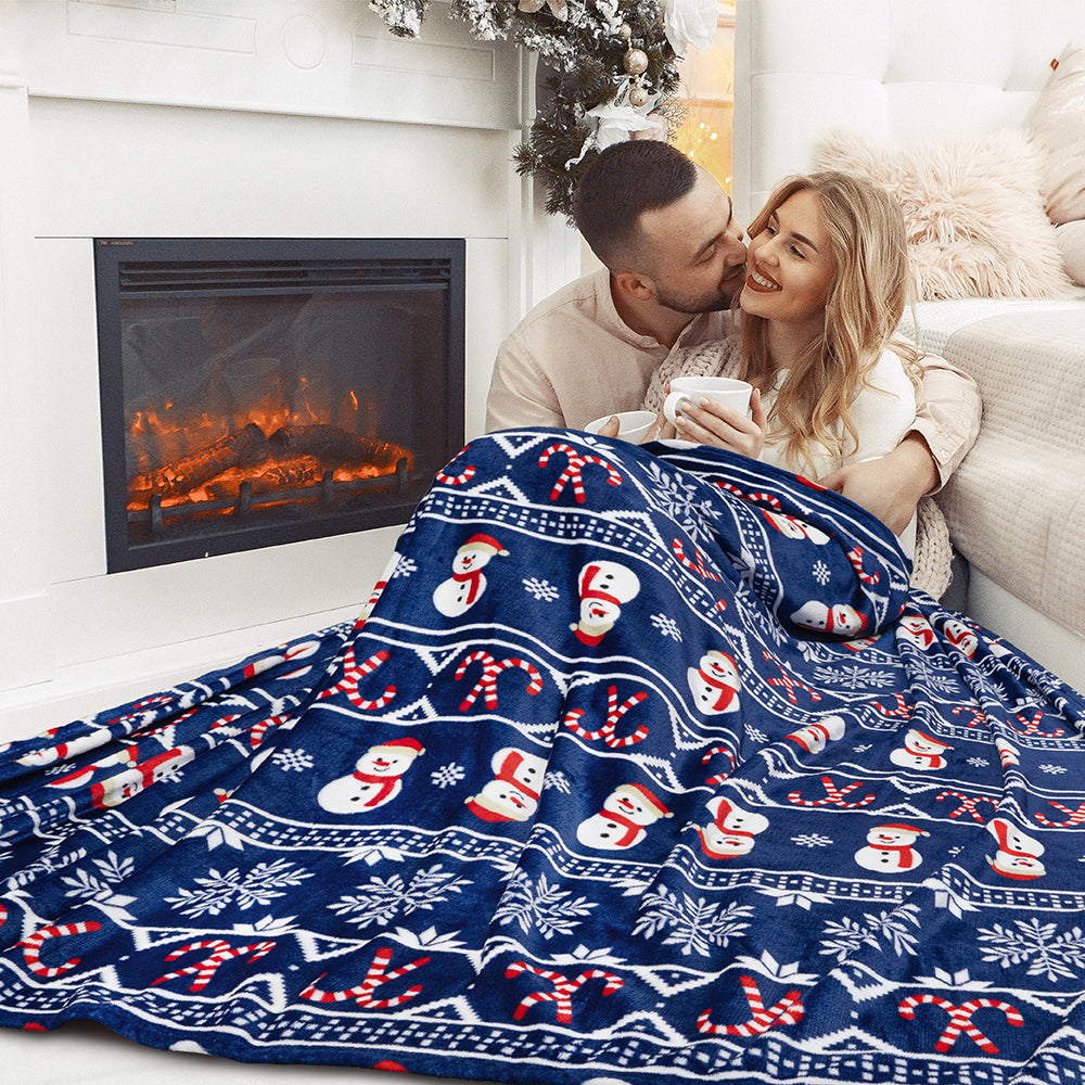 Christmas Fleece Throw Blanket