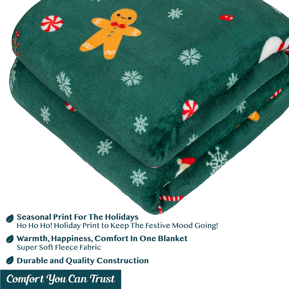 Christmas Fleece Throw Blanket
