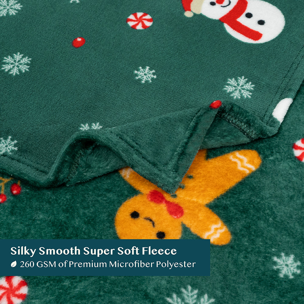 Christmas Fleece Throw Blanket