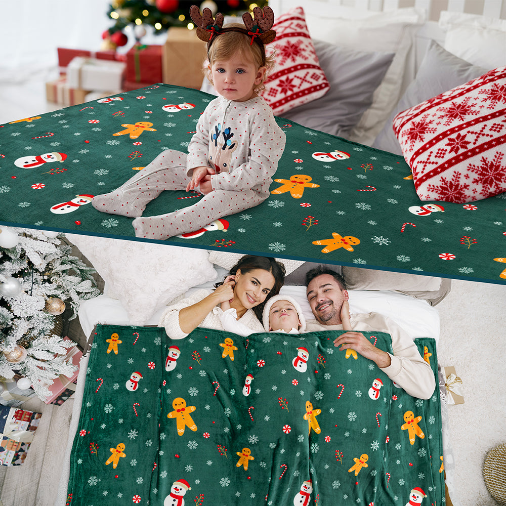 Christmas Fleece Throw Blanket