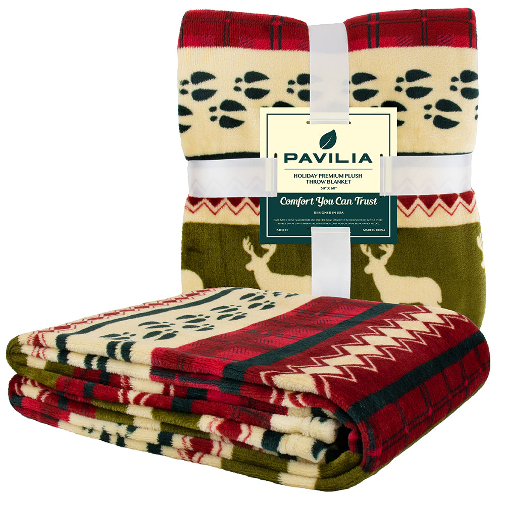 Christmas Fleece Throw Blanket
