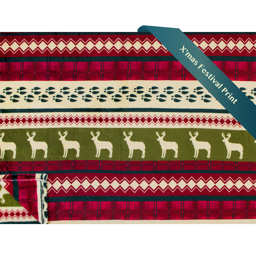 Christmas Fleece Throw Blanket