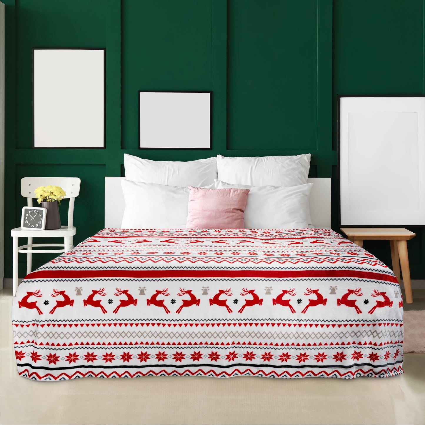 Christmas Fleece Throw Blanket