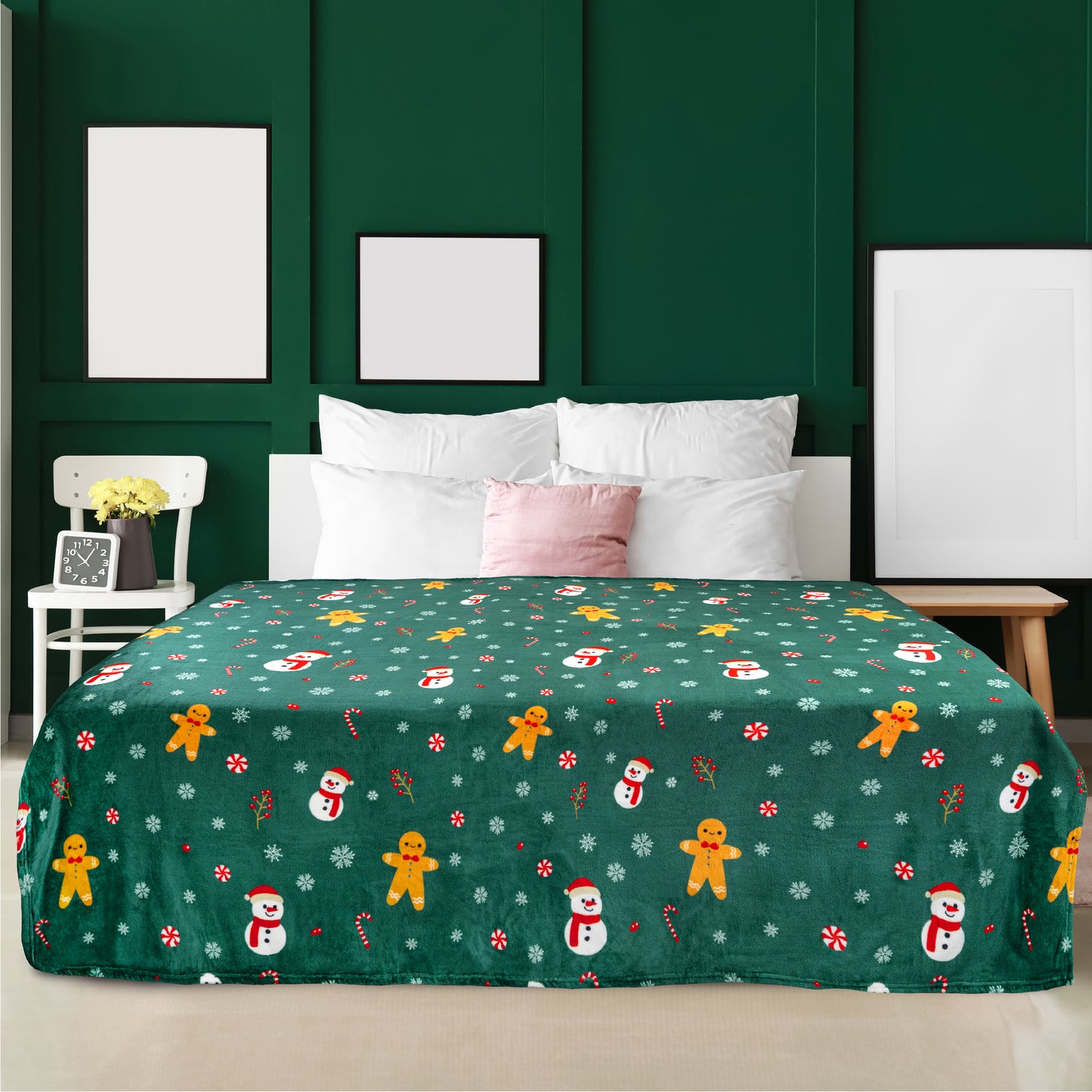 Christmas Fleece Throw Blanket