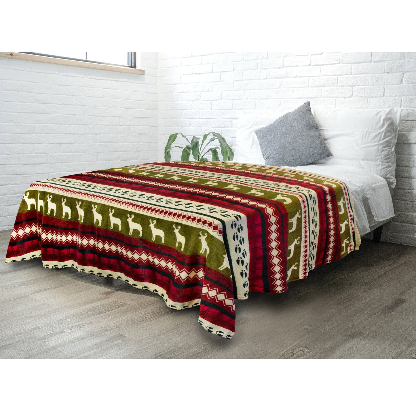 Christmas Fleece Throw Blanket