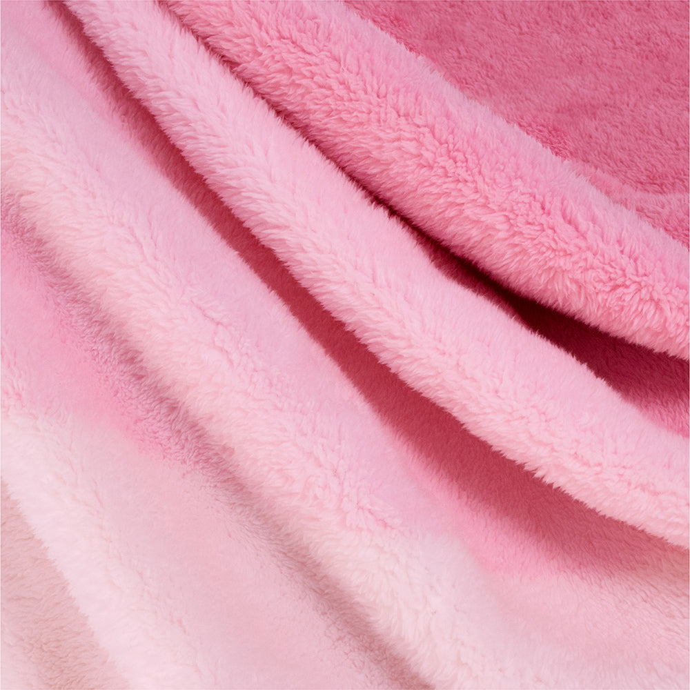 Gradient Ombre Shaggy Sherpa Blanket