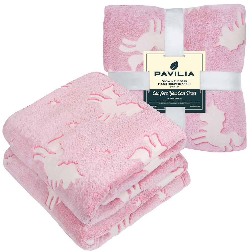 Glow In The Dark Fleece Throw Blanket