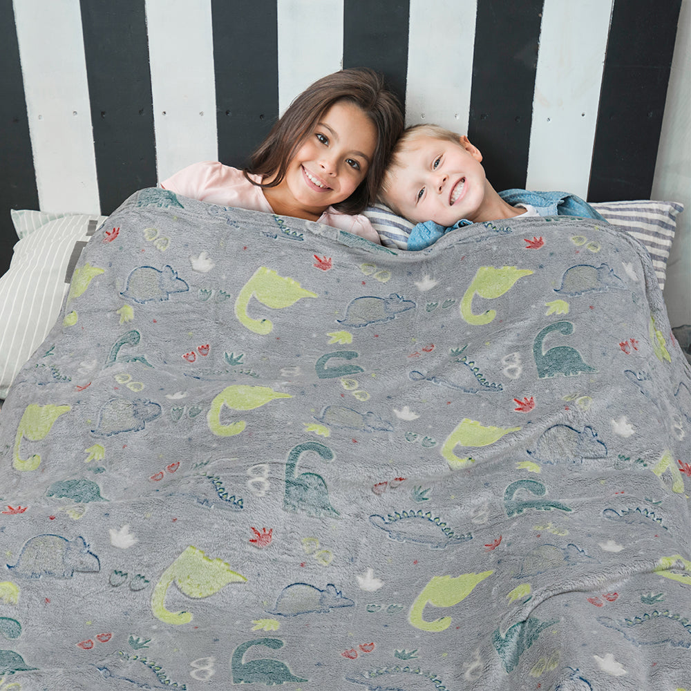 Glow In The Dark Fleece Throw Blanket