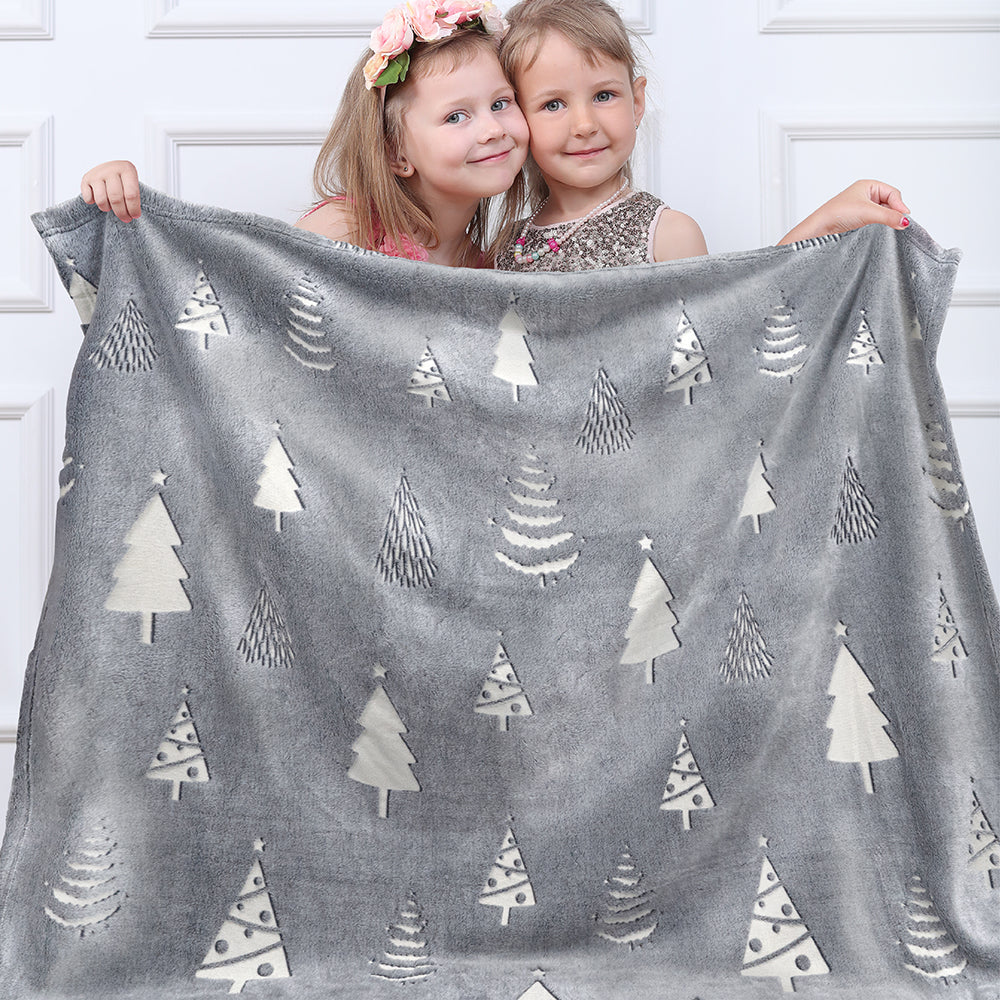 Glow In The Dark Fleece Throw Blanket