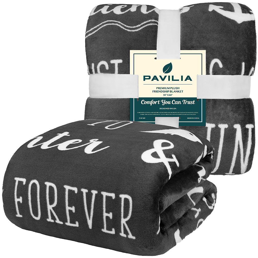 Love and Friendship Throw Blanket