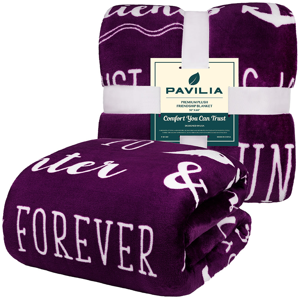 Love and Friendship Throw Blanket