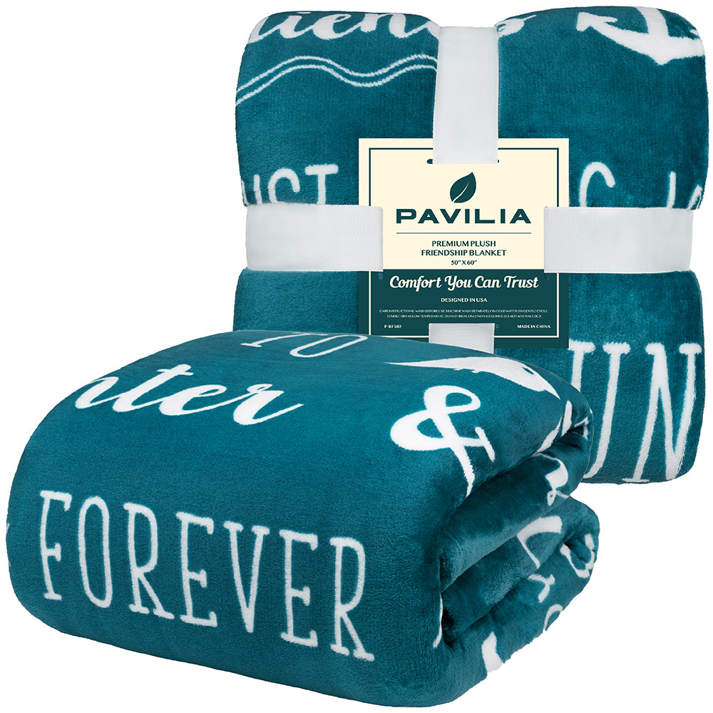 Love and Friendship Throw Blanket