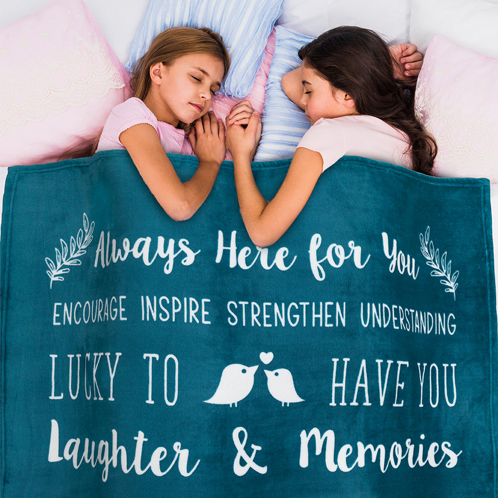 Love and Friendship Throw Blanket