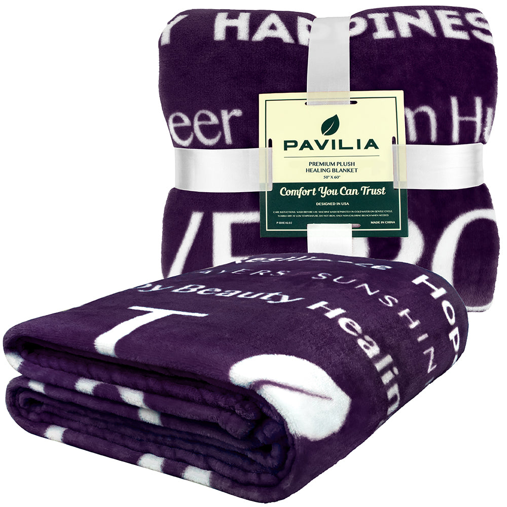 Healing Thoughts Throw Blanket