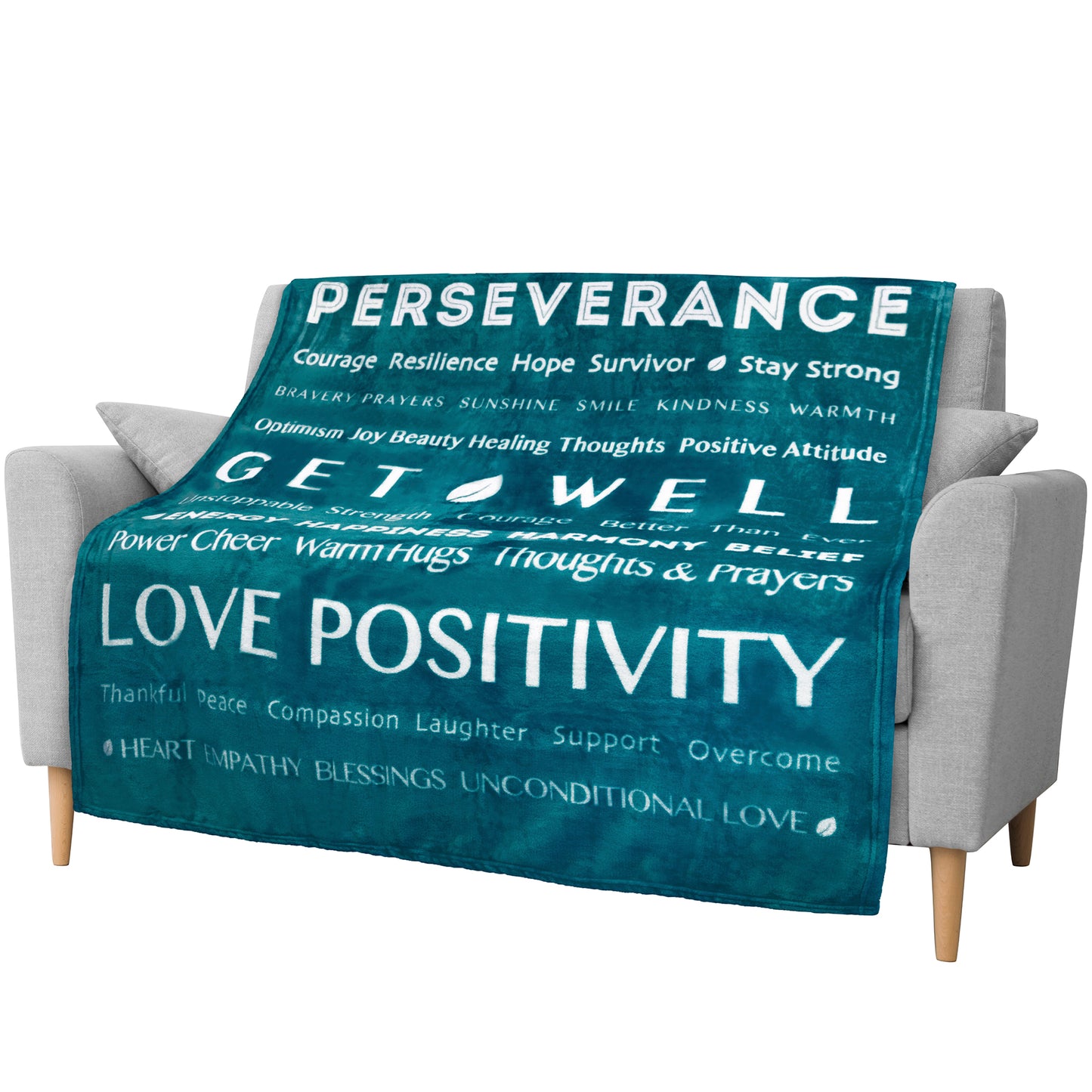 Healing Thoughts Throw Blanket