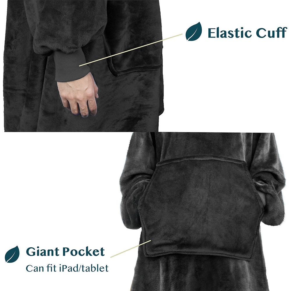 Oversized Wearable Hoodie Blanket