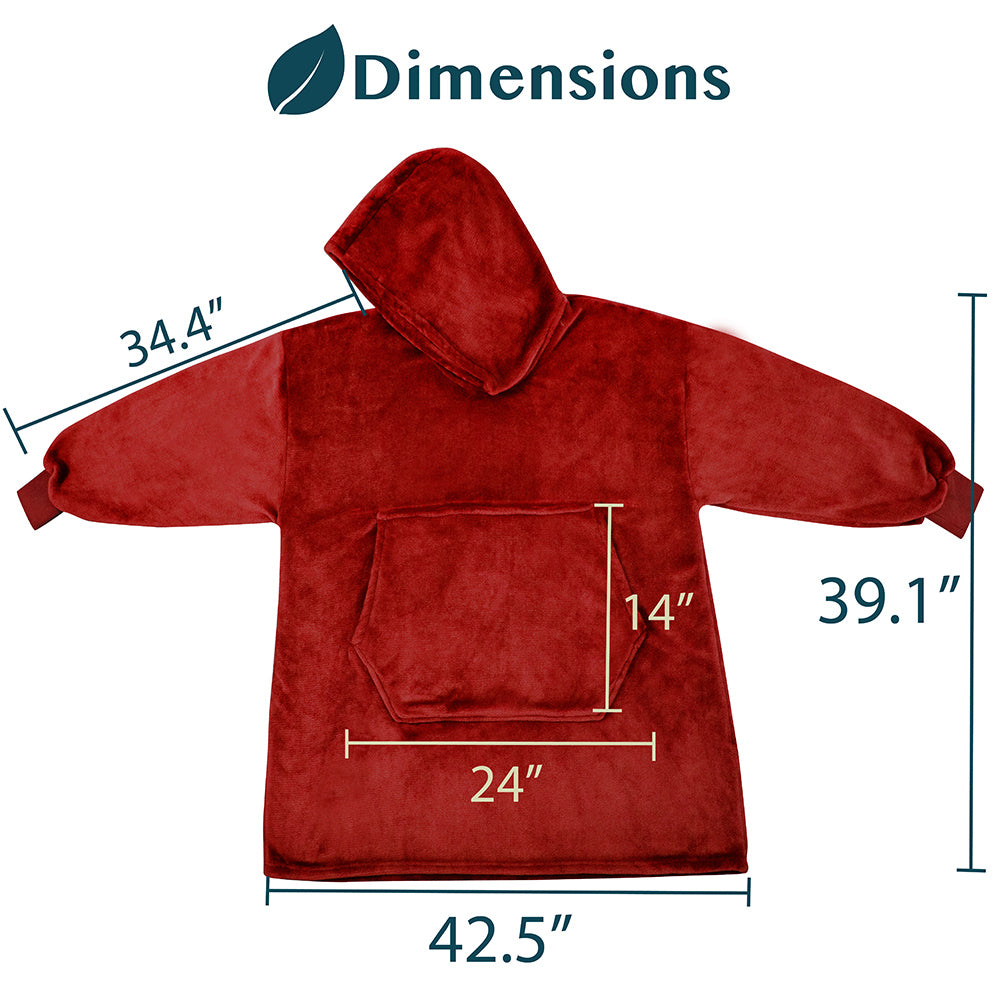 Oversized Wearable Hoodie Blanket