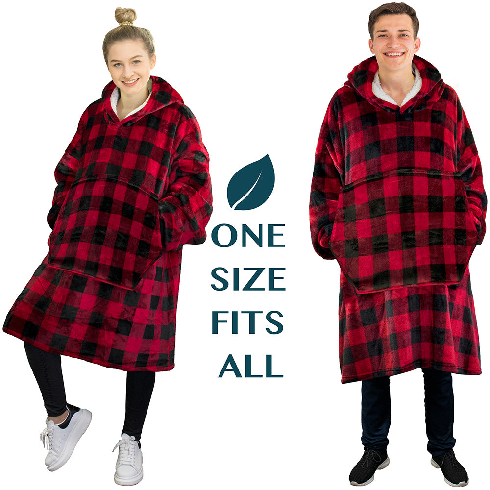 Oversized Wearable Hoodie Blanket