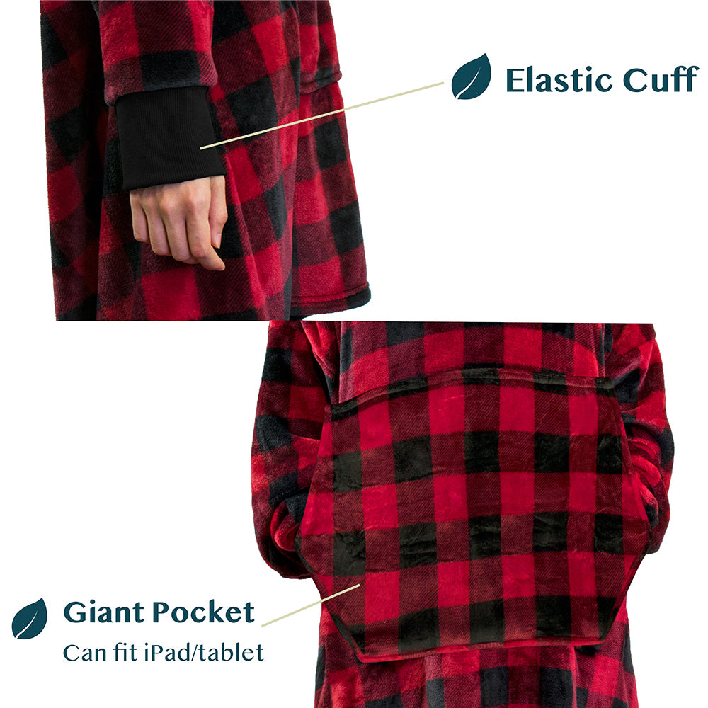 Oversized Wearable Hoodie Blanket
